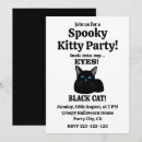 Search for black cat invitations Spooky
