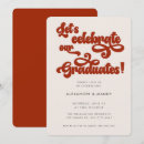 Search for double graduation invitations Typography