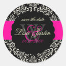 Search for hot pink damask stickers Black