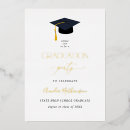 Search for formal graduation invitations Gold