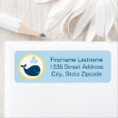 Search for blue whale return address labels Nautical