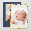 Search for sunflower birth announcement cards Modern