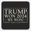 Search for trump won stickers 2025
