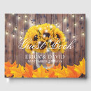 Search for rustic wedding guest books Country