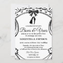 Search for ribbons wedding invitations Coquette bow