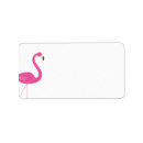 Search for pink flamingo return address labels Party