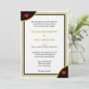Search for red black wedding invitations Gold