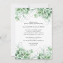 Search for cactus christening invitations Watercolor