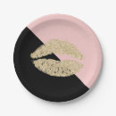 Search for pink and black plates Glitter