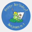 Search for cute funny frog stickers Cartoon