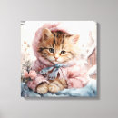 Search for window canvas prints Kitten