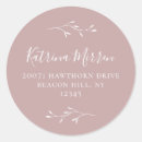 Search for fancy return address labels Boho