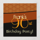 Search for orange and black birthday invitations Gold