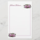 Search for pink flowers stationery paper Rose