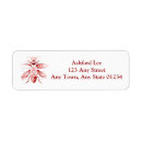 Search for beetle return address labels Red