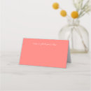 Search for coral place cards Elegant