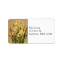 Search for daffodil return address labels Botanical