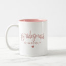 Search for wedding bridesmaid mugs Calligraphy