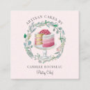 Search for baker business cards Pastry chef