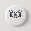 Search for heart designs badges Skull