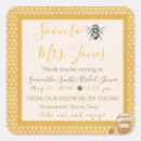 Search for bee square stickers Bridal