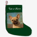 Search for frenchie christmas stockings For pets