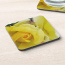 Search for yellow rose coasters Pretty