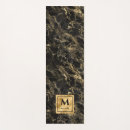 Search for marble yoga mats Black and gold