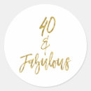 Search for 40 round stickers Gold
