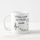 Search for where words fail music speaks mugs Inspirational