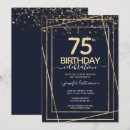 Search for seventy fifth invitations Glitter