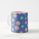 Search for blue flower mugs Bright