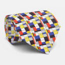 Search for blocking ties Geometric pattern
