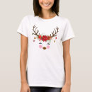 Search for reindeer womens tshirts Trendy
