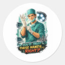 Search for funny student nurse stickers Doctor