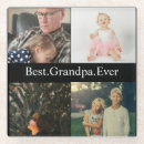 Search for photo collage coasters Grandfather