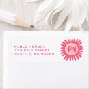 Search for daisy return address labels Elegant