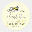 Search for bumble bee thank you stickers Birthday