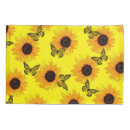 Search for yellow flower pillowcases Sunflower