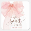 Search for 16 square stickers Coquette