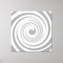 Search for abstract black and white canvas prints Trippy