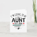 Search for going to be an aunt cards Baby