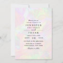 Search for iridescent wedding invitations Abstract