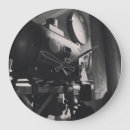 Search for vintage camera clocks Black and white
