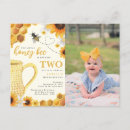 Search for honey bee birthday invitations Modern