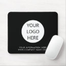 Search for company logo mouse mats Black