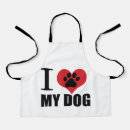 Search for i love dogs aprons Dog lover