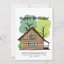 Search for client birthday cards Real estate