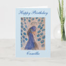 Search for blue peacock cards Feathers