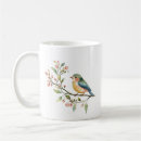Search for beautiful birds mugs Watercolor